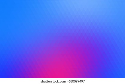 Light Pink, Blue vector abstract mosaic template. Creative geometric illustration in Origami style with gradient. The completely new template can be used for your brand book.