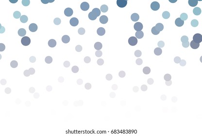 Light Pink, Blue vector abstract pattern with circles. Geometry template for your business design. Background with colored spheres.