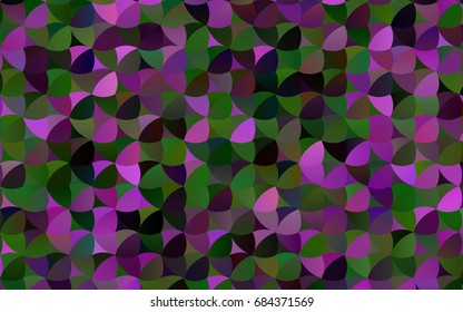 Light Pink, Blue vector abstract pattern with circles. Geometry template for your business design. Background with colored spheres.