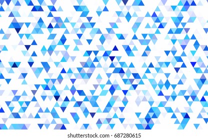 Light Pink, Blue vector abstract mosaic background. A sample with polygonal shapes. Brand-new design for your business.