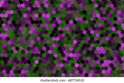 Light Pink, Blue vector abstract textured polygonal background. Brand-new blurry hexagonal design. Pattern can be used for background.