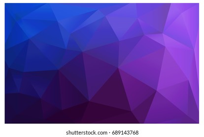 Light Pink, Blue vector abstract textured polygonal background. Blurry triangle design. Pattern can be used for background.