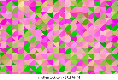 Light Pink, Blue vector abstract pattern with circles. Geometry template for your business design. Background with colored spheres.
