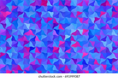 Light Pink, Blue vector abstract blurred background. Creative illustration in halftone arched style with gradient. The completely new template can be used for your brand book.