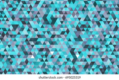 Light Pink, Blue vector abstract polygonal pattern. Creative illustration in halftone style with gradient. A new texture for your design.