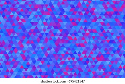 Light Pink, Blue vector abstract polygonal pattern. Shining colored illustration in a brand-new style. The textured pattern can be used for background.