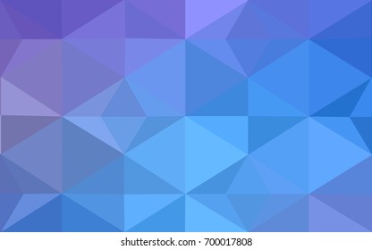 Light Pink, Blue vector abstract textured polygonal background. Blurry triangle design. Pattern can be used for background.