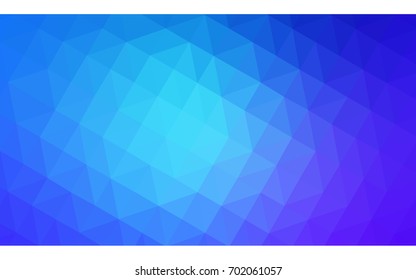 Light Pink, Blue vector abstract textured polygonal background. Blurry triangle design. Pattern can be used for background.