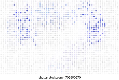 Light Pink, Blue vector abstract pattern with circles. Geometry template for your business design. Background with colored spheres.