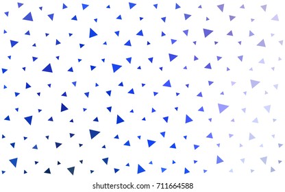 Light Pink, Blue vector abstract colorful background, which consist of triangles. Pattern with colored triangles on white background.