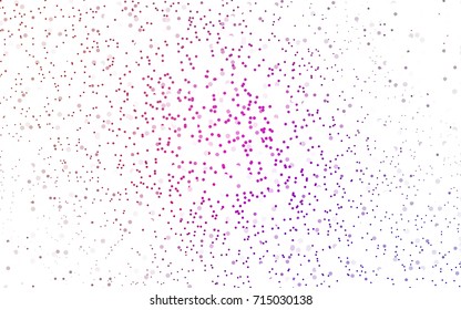 Light Pink, Blue vector abstract pattern with circles. Geometry template for your business design. Background with colored spheres.