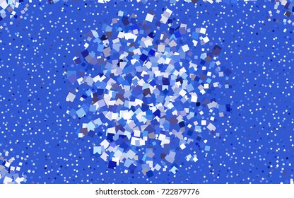 Light Pink, Blue vector abstract textured polygonal background. Blurry rectangular design. The pattern with repeating rectangles can be used for background.