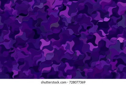 Light Pink, Blue vector abstract cambered background. Colorful abstract illustration with gradient crooked lines. The pattern of blurred lines for your business design.