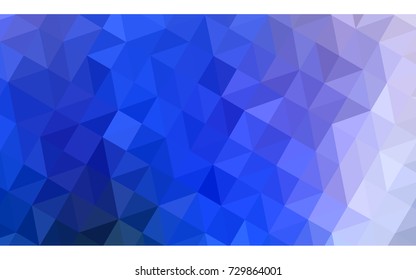 Light Pink, Blue vector abstract textured polygonal background. Blurry triangle design. Pattern can be used for background.