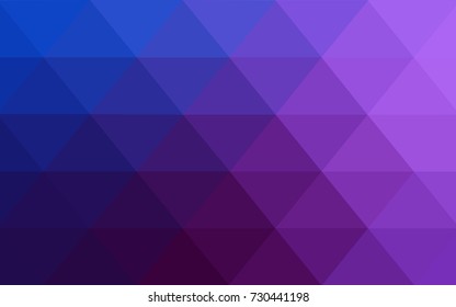 Light Pink, Blue vector abstract textured polygonal background. Blurry triangle design. Pattern can be used for background.