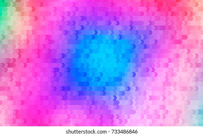 Light Pink, Blue vector abstract textured polygonal background. Blurry rectangular design. The pattern with repeating rectangles can be used for background.