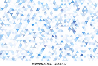 Light Pink, Blue vector abstract mosaic pattern. An elegant bright illustration with gradient. A new texture for your design.
