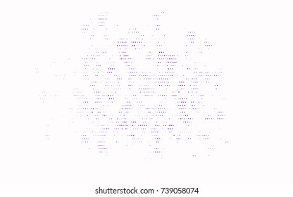 Light Pink, Blue vector abstract pattern with circles. Geometry template for your business design. Background with colored spheres.