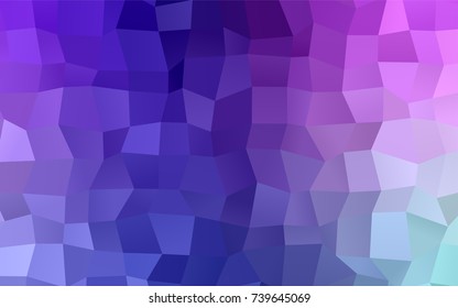 Light Pink, Blue vector abstract textured polygonal background. Blurry rectangular design. The pattern with repeating rectangles can be used for background.