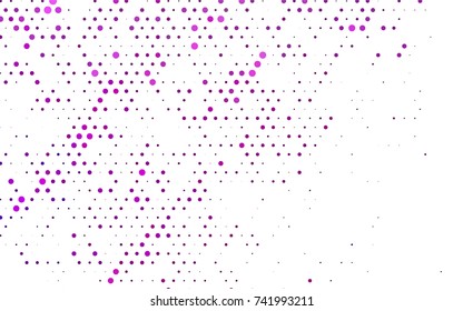 Light Pink, Blue vector abstract pattern with circles. Geometry template for your business design. Background with colored spheres.