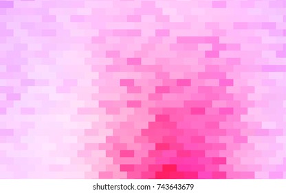 Light Pink, Blue vector abstract textured polygonal background. Blurry rectangular design. The pattern with repeating rectangles can be used for background.