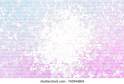 Light Pink, Blue vector abstract pattern with circles. Geometry template for your business design. Background with colored spheres.