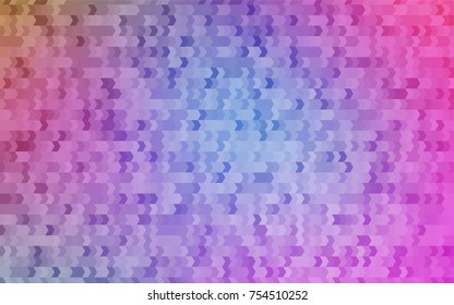 Light Pink, Blue vector abstract textured polygonal background. Blurry rectangular design. The pattern with repeating rectangles can be used for background.