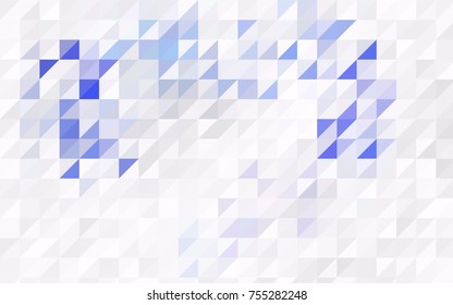 Light Pink, Blue vector abstract colorful background, which consist of triangles. Pattern with colored triangles on white background.