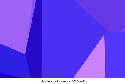 Light Pink, Blue vector abstract mosaic pattern. A vague abstract illustration with gradient. The polygonal design can be used for your web site.