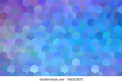 Light Pink, Blue vector abstract pattern with circles. Geometry template for your business design. Background with colored spheres.