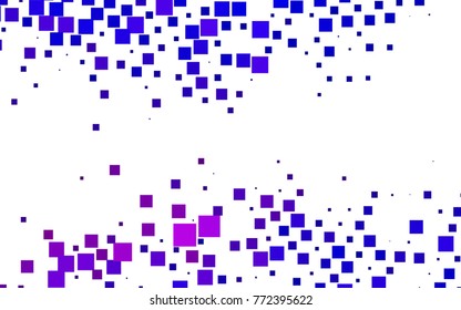 Light Pink, Blue vector abstract textured polygonal background. Blurry rectangular design. The pattern with repeating rectangles can be used for background.