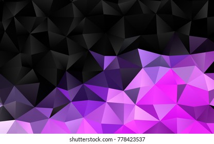 Light Pink, Blue vector abstract mosaic background. Glitter abstract illustration with an elegant design. A new texture for your design.