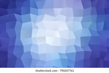 Light Pink, Blue vector abstract textured polygonal background. Blurry rectangular design. The pattern with repeating rectangles can be used for background.