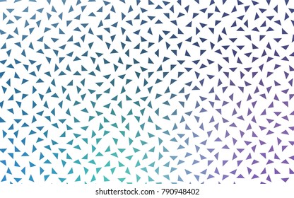 Light Pink, Blue vector abstract colorful background, which consist of triangles. Pattern with colored triangles on white background.