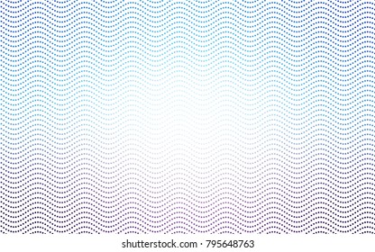 Light Pink, Blue vector abstract pattern with circles. Geometry template for your business design. Background with colored spheres.