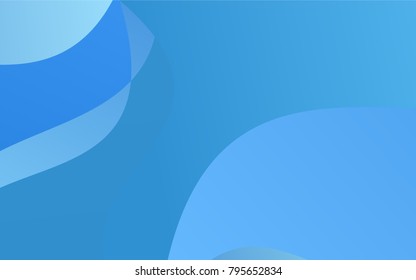 Light Pink, Blue vector abstract cambered pattern. A sample with blurred shapes. The best blurred design for your business.
