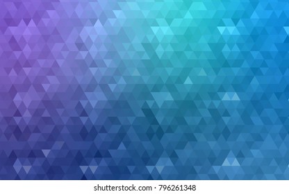Light Pink, Blue vector abstract polygonal template. Shining colored illustration in a brand-new style. A completely new design for your business.
