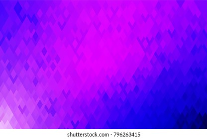 Light Pink, Blue vector abstract textured polygonal background. Blurry rectangular design. The pattern with repeating rectangles can be used for background.