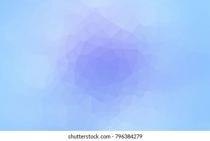 Light Pink, Blue vector abstract textured polygonal background. Blurry triangle design. Pattern can be used for background.