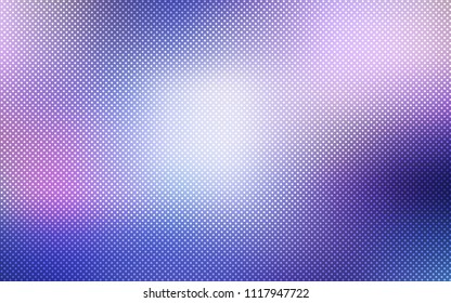Light Pink, Blue vector backdrop with dots. Illustration with set of shining colorful abstract circles. Pattern can be used as texture of wallpapers.