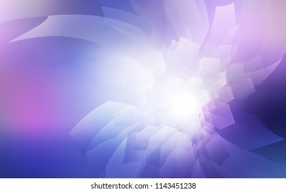Light Pink, Blue vector backdrop with hexagons. Colorful hexagons on white backdrop. Pattern for ads, leaflets.