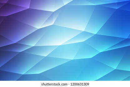 Light Pink, Blue vector backdrop with lines, triangles. Decorative design in abstract style with triangles. Pattern for busines ad, booklets, leaflets