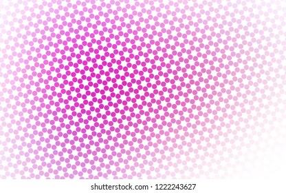 Light Pink, Blue vector backdrop with dots. Abstract illustration with colored bubbles in nature style. Pattern for ads, leaflets.
