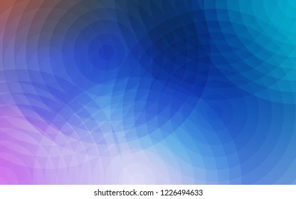 Light Pink, Blue vector backdrop with dots. Blurred decorative design in abstract style with bubbles. Pattern can be used for beautiful websites.