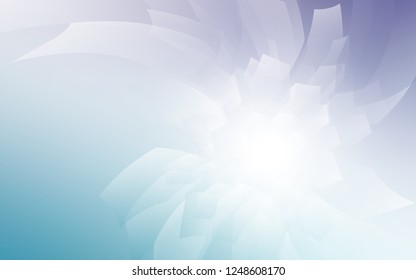 Light Pink, Blue vector backdrop with hexagons. White background with colorful hexagons. Pattern can be used for landing pages.