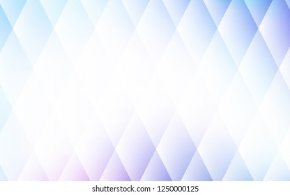 Light Pink, Blue vector backdrop with rectangles, squares. Rectangles on abstract background with colorful gradient. Smart design for your business advert.