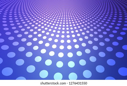 Light Pink, Blue vector backdrop with dots. Abstract illustration with colored bubbles in nature style. Pattern can be used for beautiful websites.
