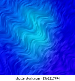 Light Pink, Blue vector backdrop with bent lines. Colorful illustration in abstract style with bent lines. Pattern for ads, commercials.