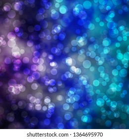 Light Pink, Blue vector backdrop with circles. Colorful illustration with gradient dots in nature style. New template for your brand book.