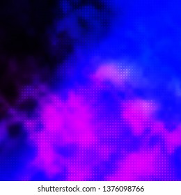 Light Pink, Blue vector backdrop with circles. Illustration with set of shining colorful abstract spheres. Design for posters, banners.